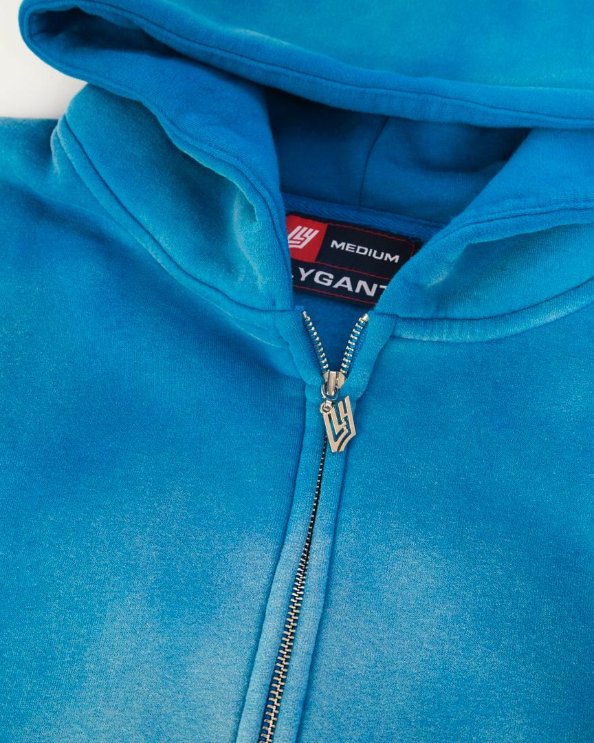 LLYGANT BLUE FADED HOODIE