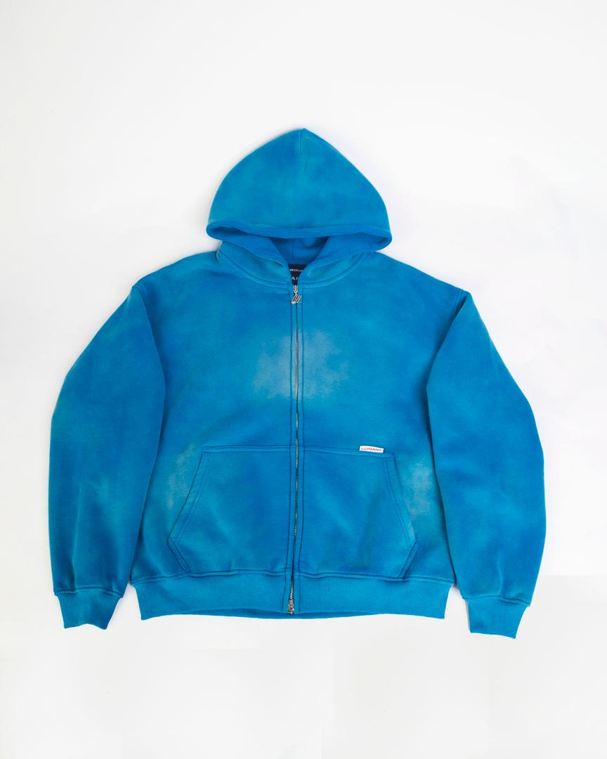 LLYGANT BLUE FADED HOODIE